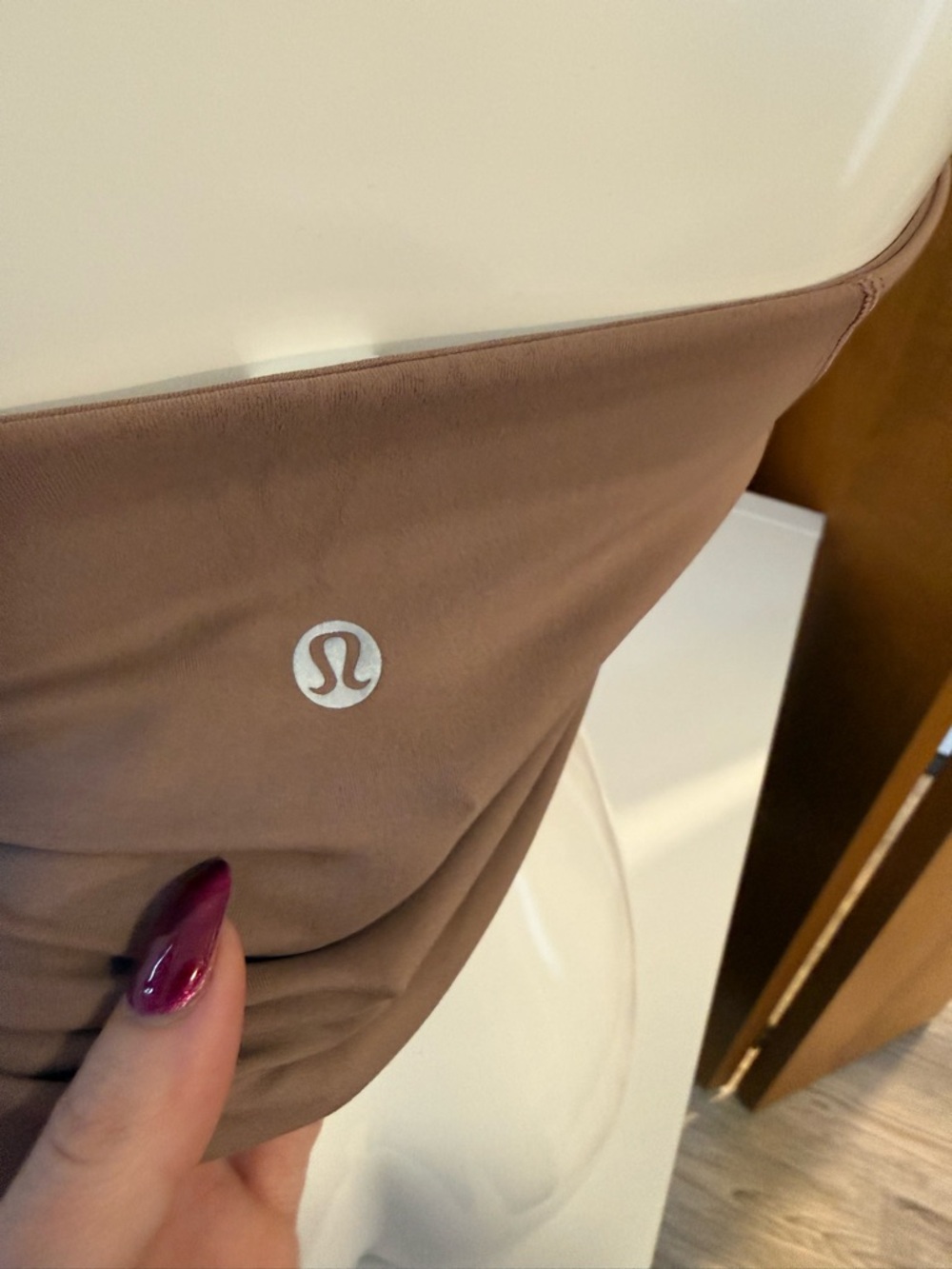 Lululemon Align Halter Tank Twilight Rose Brown Size 8 - Picture 8 of 9